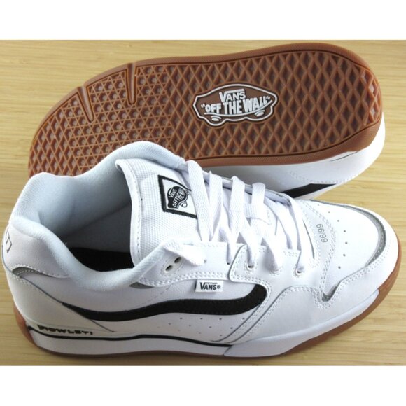 Vans Men\'s Geoff Rowley XLT White Black Lace up Skate Shoes sizes NIB main image 4